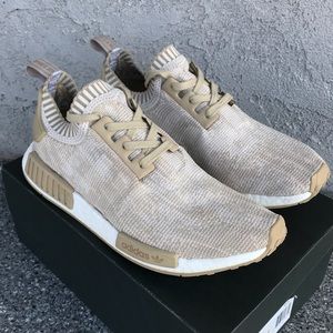 adidas NMD_R1 Primeknit Linen Khaki Custom